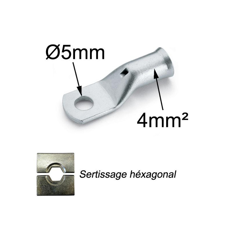 10 Cosses à Sertir à Oeillet 8.4mm - Pour Câbles 1,5-2,5 Mm² / 14-16 AWG - Réf. 840105 - Neuf Générique