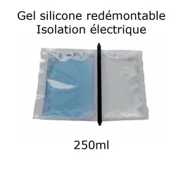 pochette de gel silicone étanche bi composant 250ml