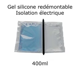pochette de gel silicone étanche bi composant 400ml
