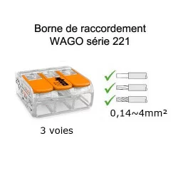wago 3 voies référence 221-413