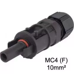 boitier de connecteur solaire photovoltaique MC4 10mm² femelle boitier de connecteur solaire photovoltaique MC4 10mm² femelle