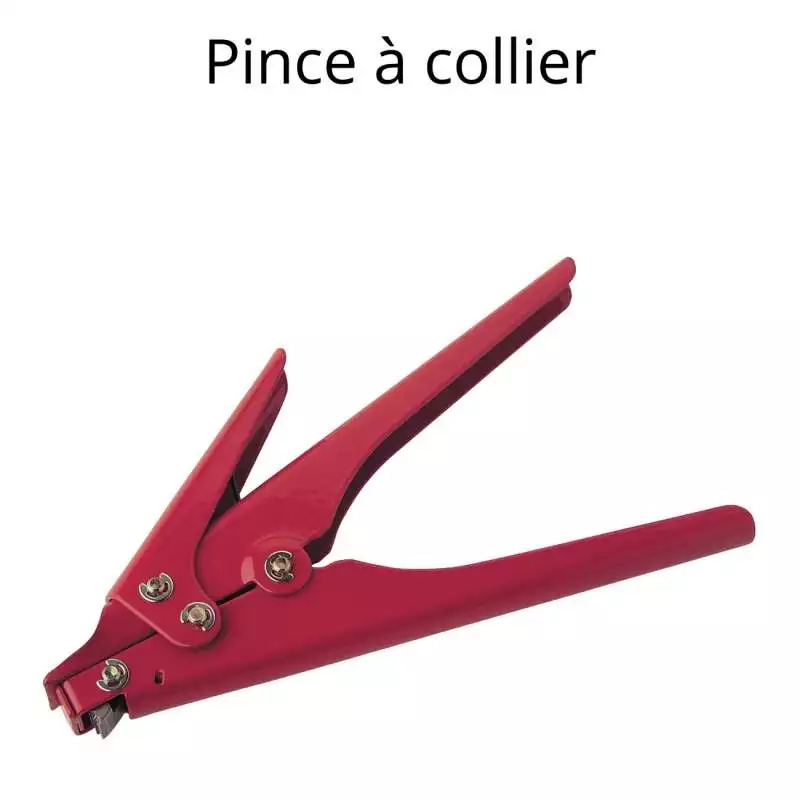 pince de couleur rouge pour serrage de collier plastique de câble électrique pince de couleur rouge pour serrage de collier plastique de câble électrique