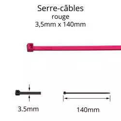 Collier serre-câble couleurs