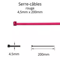 Collier serre-câble couleurs
