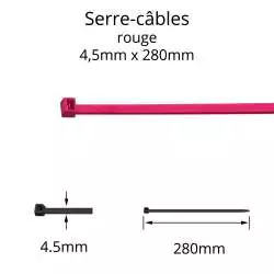 Collier serre-câble couleurs