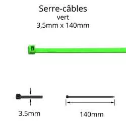 Collier serre-câble couleurs
