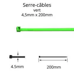 Collier serre-câble couleurs