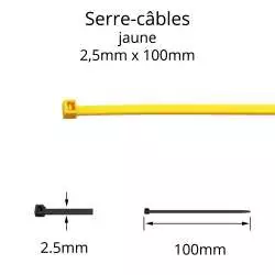 Collier serre-câble couleurs
