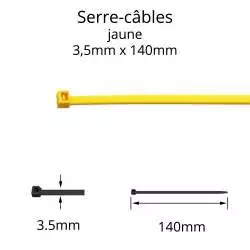Collier serre-câble couleurs