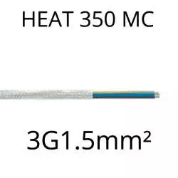 câble cuivre nickelé isolé fibre de verre pour tenue haute température 350°C 3G1.5mm2