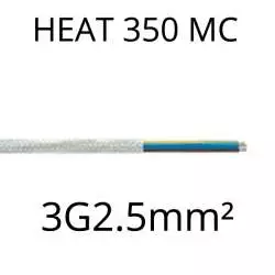 câble cuivre nickelé isolé fibre de verre pour tenue haute température 350°C 3G2.5mm2