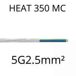 câble cuivre nickelé isolé fibre de verre pour tenue haute température 350°C 5G2.5mm2