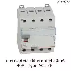 interrupteur differentiel legrand 411661
