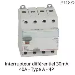 interrupteur differentiel legrand 411675