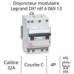 disjoncteur legrand C32A 4P 406913