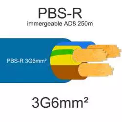 cable electrique pompe immergee omerin pbs-r 3G6mm2