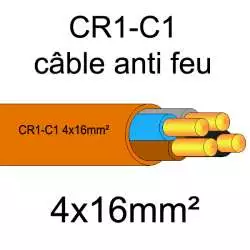 câble électrique résistant au feu CR1-C1 4x16mm²