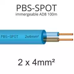 cable electrique etanche spot piscine omerin pbs spot 2 fils 4mm2 2x4