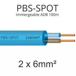 cable electrique etanche spot piscine omerin pbs spot 2 fils 6mm2 2x6