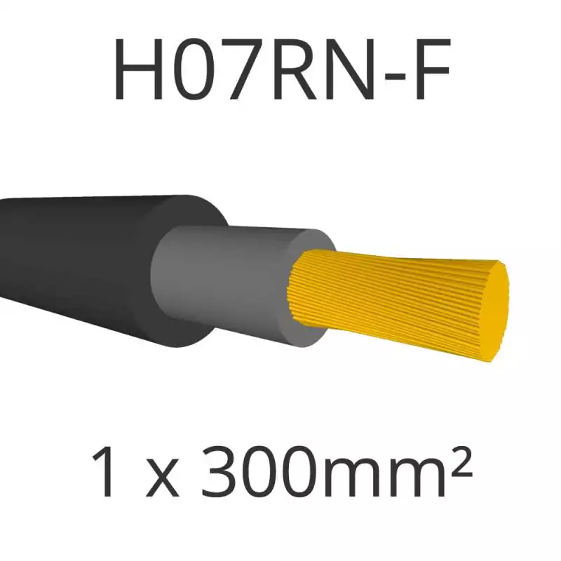 Câble électrique H07RNF cuivre souple | 1 à 300mm²