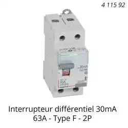 interrupteur differentiel legrand 411592