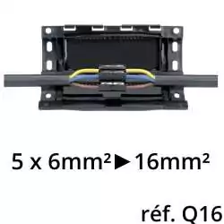 boite jonction derivation électrique gel étanche IP68 connectique fournie taille Q16 dimensions boite jonction derivation électrique gel étanche IP68 connectique fournie taille Q16 dimensions