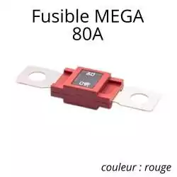 fusible MEGA 80A rouge