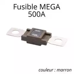 fusible MEGA 500A marron