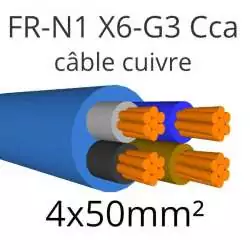 Câble électrique FR-N1X6G3 CCa