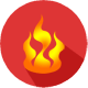 icone tenue au feu