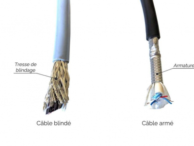 Quelle différence entre câble blindé et câble armé ?